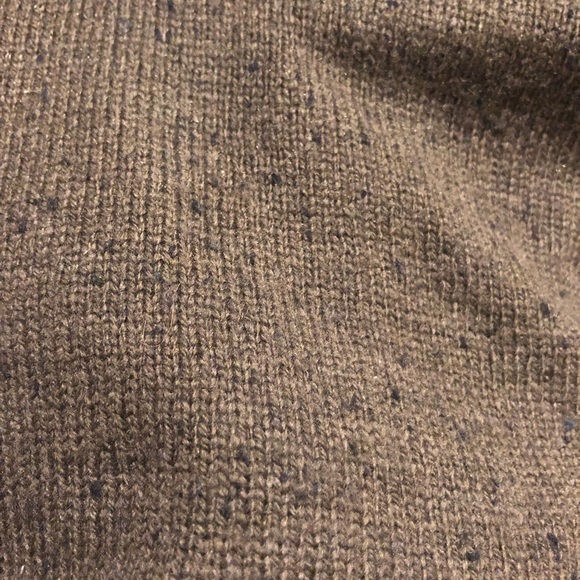 Forest Green Turtleneck Sweater Tiny Black Dots Sm - Picture 7 of 9